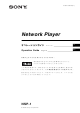 Sony NSP-1 Operation Manual