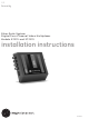 GE Security S707V Installation Instructions Manual