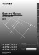 Toshiba 42WL58A Owner's Manual