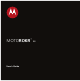 Motorola Motorokr E8 User Manual