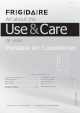 Frigidaire Portable Air Conditioner Use&Car