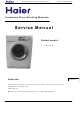 Haier HWD1000 Service Manual
