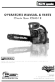EarthQuake CS4518 Operator's Manual