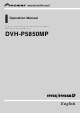 Pioneer DVH-P5850MP Operation Manual