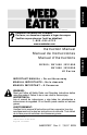 Weed Eater BV200 Instruction Manual