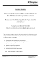 Dimplex OFC1205 Installation And Operating Instructions