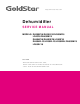 Goldstar DH300EY6 Service Manual