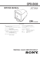 Sony CPD-E43 Service Manual