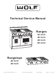 Wolf Ranges Technical & Service Manual