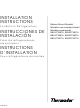 Thermador KBULT3651A Installation Instructions Manual