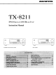 Onkyo TX-8211 Instruction Manual