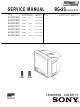Sony TRINITRON KV-PF21DK7 Service Manual