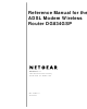 Netgear DG834GSP Reference Manual