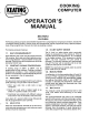 Keating Of Chicago Cooking Computer Operator's Manual