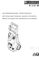 Kärcher K 3.91 M Operator's Manual