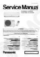 Panasonic CS-XE9DKE Service Manual