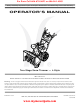 MTD L-Style Operator's Manual