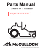 McCulloch ZM3816 BF Parts Manual