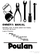 Poulan Pro P1638 Owner's Manual