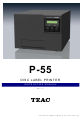 Teac P-55 Instruction Manual