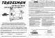 Tradesman MAGNESIUM 8520 Owner's Manual