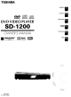 Toshiba SD-1200 Owner's Manual