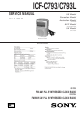 Sony ICF-C793 Service Manual