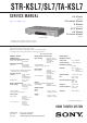 Sony STR-KSL7 Service Manual