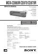 Sony MDX-C5960R Service Manual