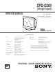 Sony CPD-G200 Service Manual