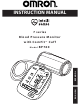 Omron BP760 Instruction Manual