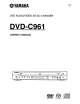 Yamaha DVD-C961 Owner's Manual