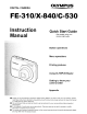 Olympus X-840 Instruction Manual
