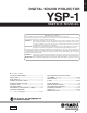 Yamaha YSP-1 Service Manual