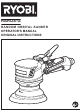 Ryobi RAROS-G Operator's Manual