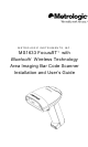Metrologic MS1633 FocusBT Installation And User Manual