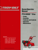Troy-Bilt 12087 Owner's/Operator's Manual