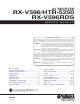Yamaha RX-V596 Service Manual