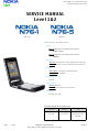 Nokia N76-1 Service Manual