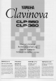 Yamaha Clavinova CLP-560 Owner's Manual