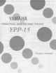 Yamaha YPP-15 Owner's Manual