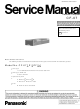 Panasonic CF-07 Service Manual