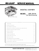 Sharp AR-5316 Service Manual