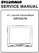 Sylvania SRT2227W Service Manual