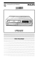 Philips VR6485 Operating Instructions Manual