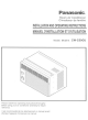 Panasonic CW-C50GU Installation And Operating Instructions Manual