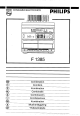 Philips F 1385 Operating Instructions Manual