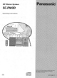 Panasonic SC-PM20 Operating Instructions Manual