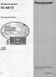 Panasonic SC-AK15 Operating Instructions Manual