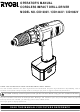 Ryobi CID1202V Operator's Manual